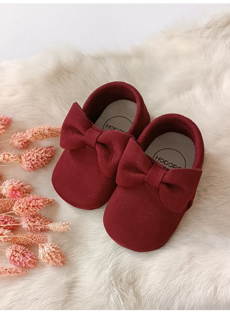Sofia Hakiki Deri Bebek Makosen Nubuk Bordo