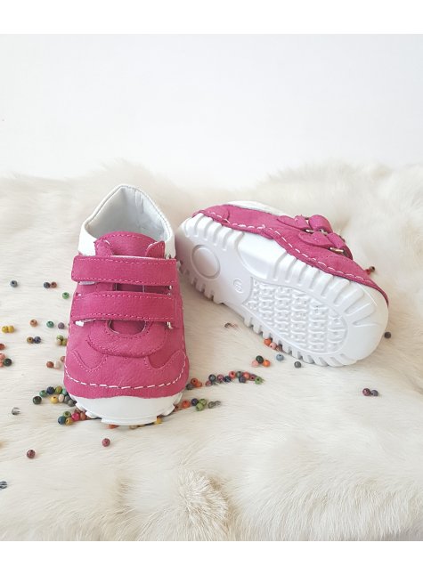 Felix Hakiki Deri Kız Çocuk Sneaker Fuşya
