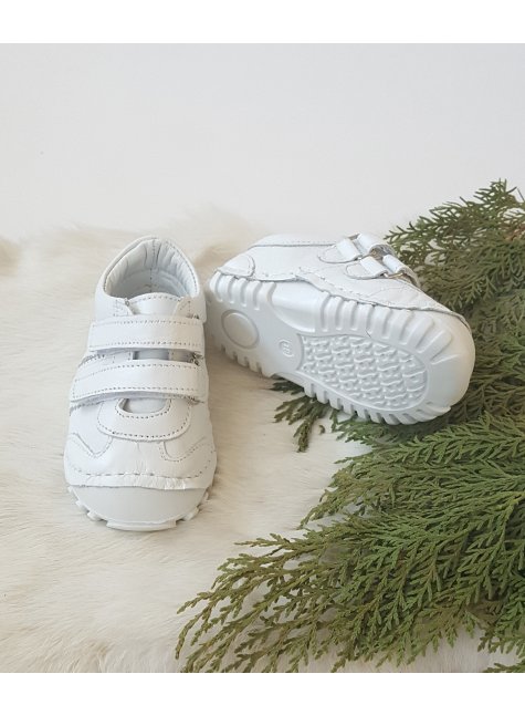 Felix Hakiki Deri Unisex Çocuk Sneaker Beyaz
