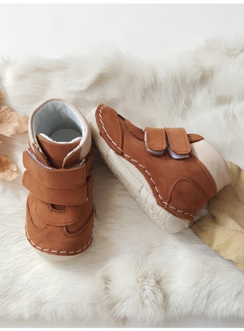Felix Hakiki Deri Unisex Çocuk Sneaker Taba