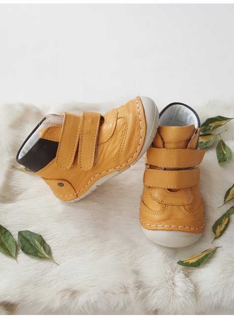 Felix Hakiki Deri Unisex Çocuk Sneaker Hardal