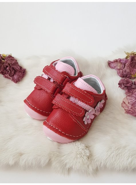 Felix Hakiki Deri Kız Çocuk Sneaker Kırmızı