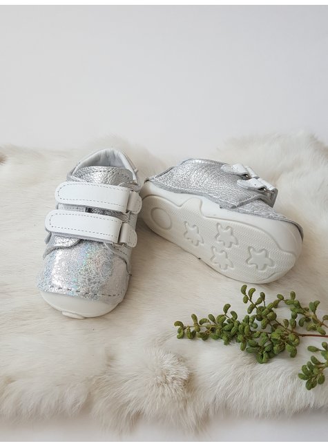 Felix Hakiki Deri Kız Çocuk Sneaker Gümüş
