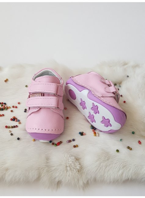 Felix Hakiki Deri Kız Çocuk Sneaker Pembe