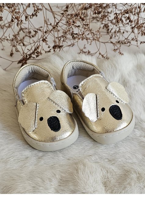 Koala Hakiki Deri Gold Ortopedik Çocuk Ayakkabı