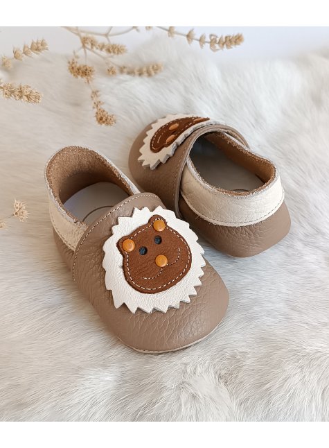 Noxi Vizon Hakiki Deri Bebek Patik Makosen