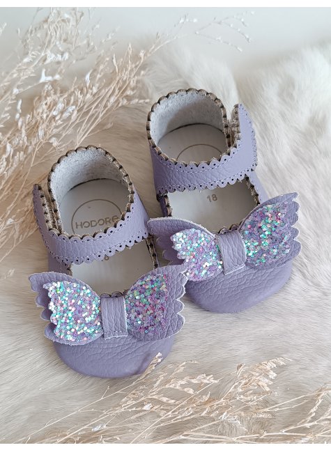 Angel Lila Hakiki Deri Bebek Makosen Patik