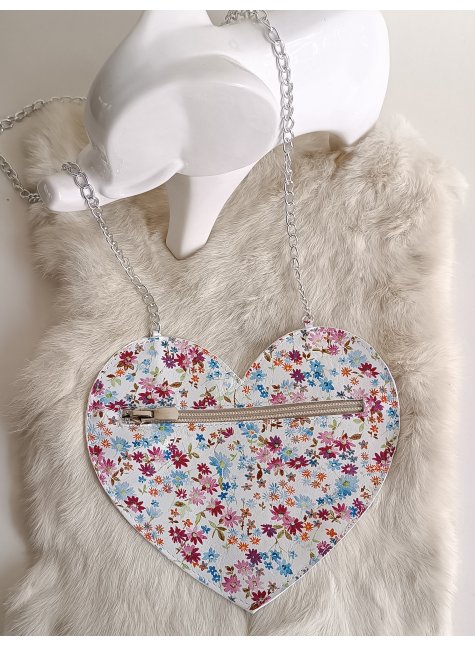 LoveBerry Hakiki Deri Çocuk Çanta Çiçekli