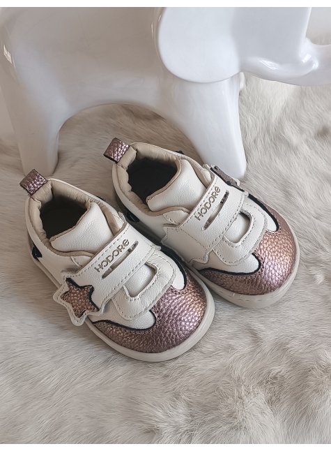 Starex Krem-Rose Hakiki Deri İlkadım Çocuk Spor Ayakkabı Ortopedik Taban
