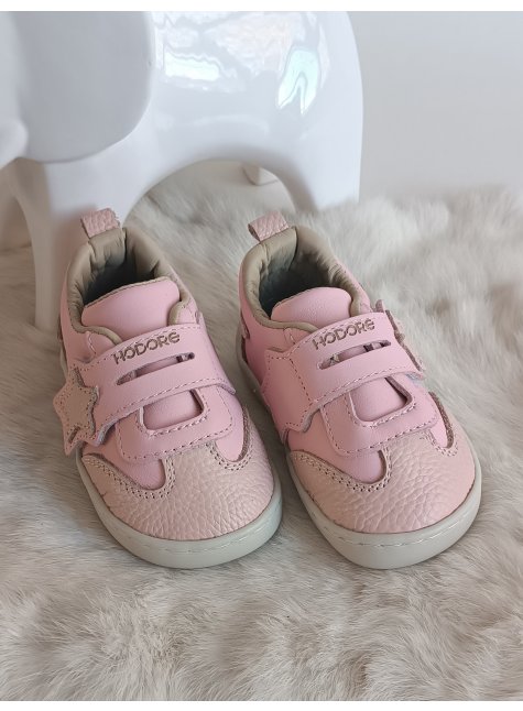Starex Pembe-Pudra Hakiki Deri İlkadım Çocuk Spor Ayakkabı Ortopedik Taban
